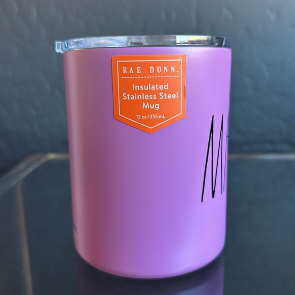 Rae Dunn Insulated Stainless Mug 12 oz Magic in color purple - Picture 2 of 4